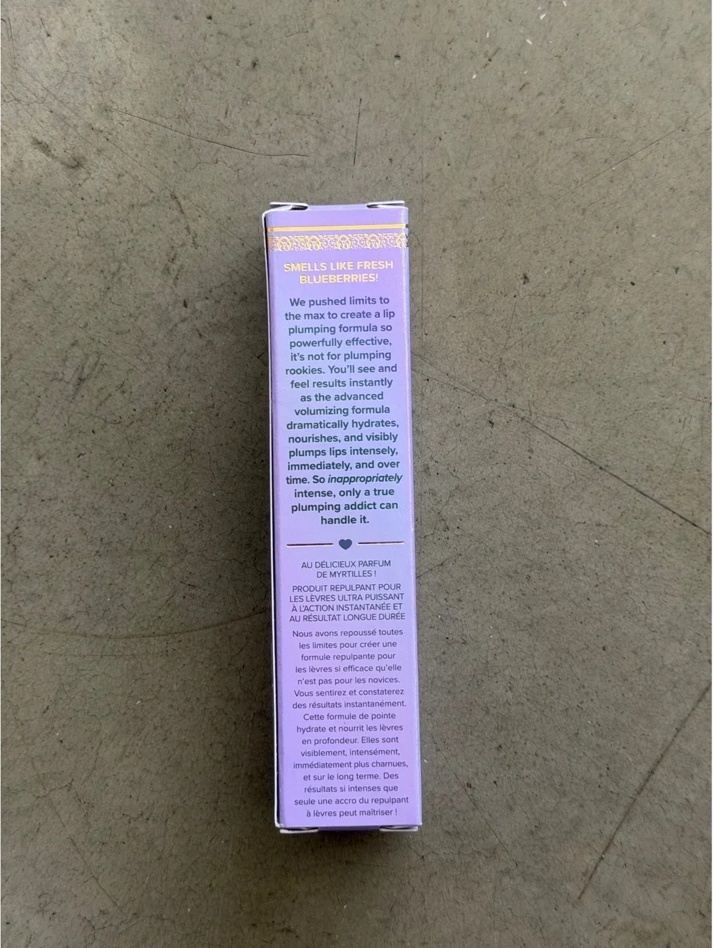 Too Faced / Lip Injection Maximum Plump / Blueberry Buzz